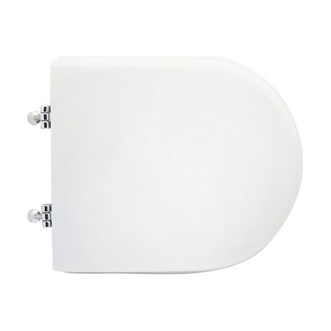 SEDILE WC PER SANITOSCO VASO FREE CHIUSO FORMA 7- Bianco - Cerniere A passanti- CW- pezzi 1