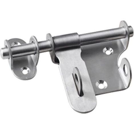 Serrure pour porte coulissante en 2 parties, serrure en acier inoxydable épais et durable (1/3)