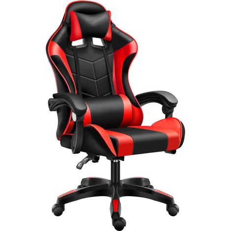 Extremes Gaming-Stuhl Game, Kunstleder, schwarz und rot, FG-002 (1/5)
