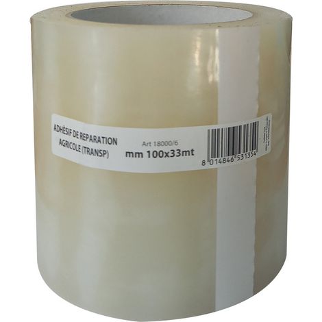 Reparaturband für Planen und Gewächshäuser – 100 mm x 33 m – Transparent