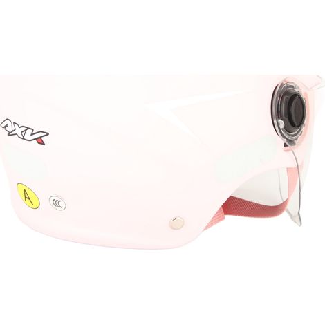 Casque de moto rose avec protection solaire, modulable, toutes saisons, pour hommes et femmes. (1/5)