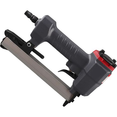 Pneumatic Nailer U Shape Air Nailer with Wrench Portable Nail Stapler Holds 100 Nails for Woodworking Flooring Roofing (1/5)