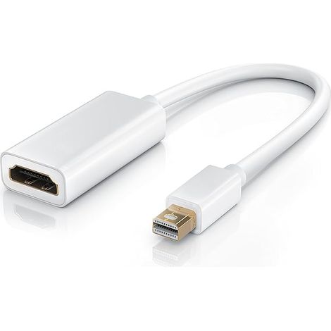 Cavo adattatore da Mini DisplayPort a HDMI 1080p Full HD con jack audio, compatibile con i prodotti Apple PC Graphics. (1/5)