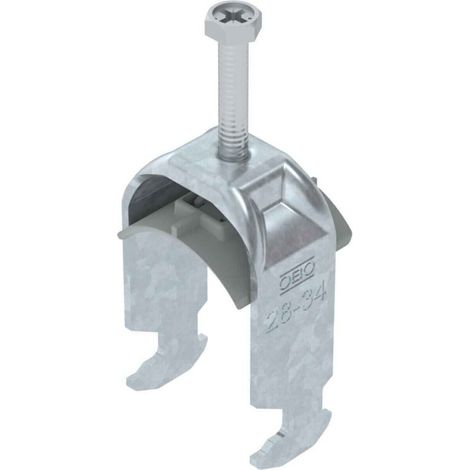 OBO Bettermann Bügelschelle 2056 28-34mm Stahl tauchfeuerverzinkt, 1186229 (1/2)