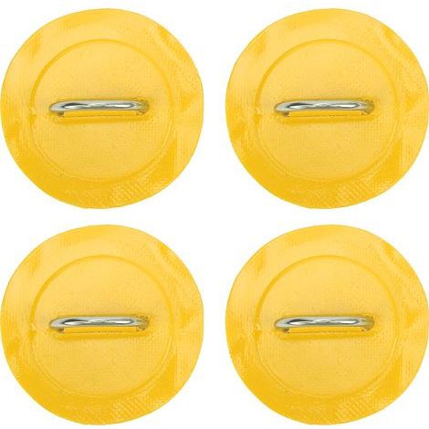 4 Pièces Anneaux D Fixation Inflatable Boat Patch PVC Résistant Marine Boucle Acier Inoxydable (Jaune) (1/5)