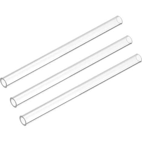 Tube Rigide Polycarbonate 4mm X 6mm Transparent Pour Plomberie Laboratoire Aquarium Lot De 3 (1/5)