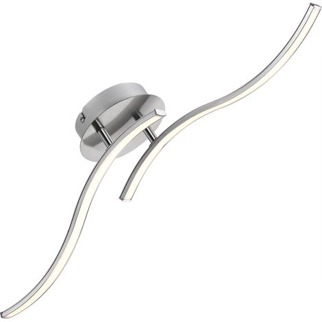 Monzana LED Deckenleuchte Warmweiß Schwenkbar Wohnzimmer Schlafzimmer Küche Flur Decke Leuchte Lampe Deckenlampe Wohnzimmerlampe Schlafzimmerlampe 2 flammig modern (1/5)