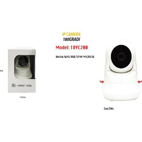 Caméra Wifi Full Hd Caméra Vidéo Surveillance Caméra Ip Maxtech 18yc200