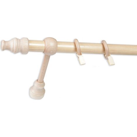 CRIS Tringle en bois Ø 28 mm Pin Simple 120 cm