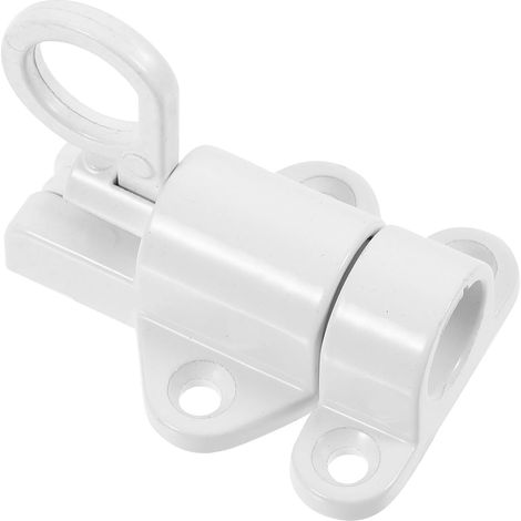 Verrou de Porte et Fenêtre en Alliage d'Aluminium, Loquet Coulissant avec Mécanisme Automatique, Résistant à la Déformation, Adapté aux Portes Intérieures et aux Fenêtres (1/5)