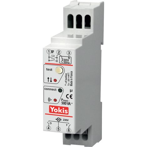 Micro module radio pour volet roulant – Compatible émetteurs Yokis – Contact O/F libre de potentiel – MVR500MRP (1/5)