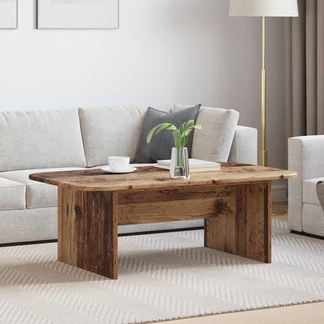 vidaXL Table basse Bois ancien 93 x 53 x 33 cm Bois d'ingénierie