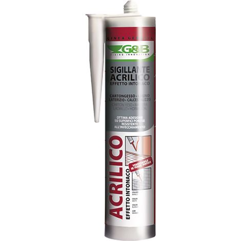 SILICONE ACRILICO EFFETTO RUVIDO 'GEBOSIL' bianco ml 310