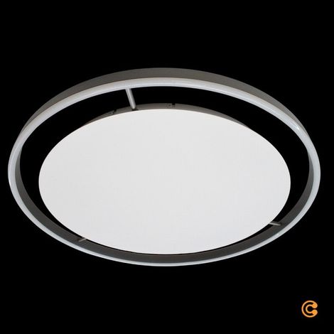 [GEBRAUCHT] B-Ware JUST LIGHT Deckenleuchte Lampe LED RITUS Silber Metall Warmweiß dimmbar (1/2)