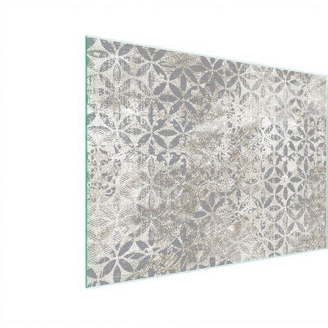 Planche à découper en verre 40x30 grise (1/5)