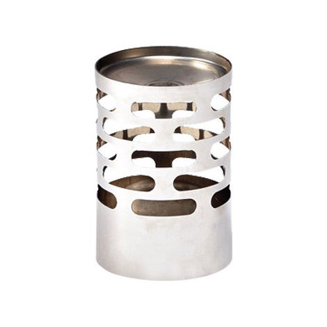 Terminal de acero inoxidable hembra Ø8 cm para estufas de pellet – A.L.A.