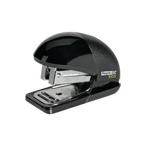 RAPID Heftgerät Rapid ECO Mini 24/6 26/6 fest 10 Bl. (80 g/m²) Kunststoff schwarz