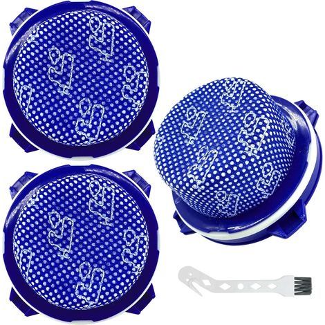 Lot de 3 filtres pour aspirateurs Samsung Jet - Micro-filtres lavables pour modèles Jet 70, 70+, 75, 75+, 90, 60 et VS9000RL - Référence : DJ97-02649A (1/4)