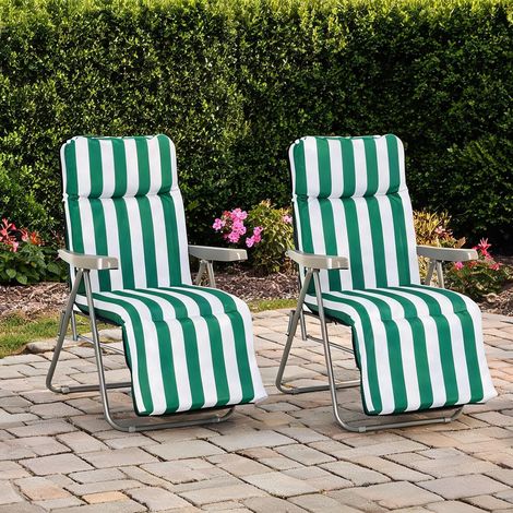 Transat en acier Polyester mousse 60 x 75 x 102 cm (1/5)