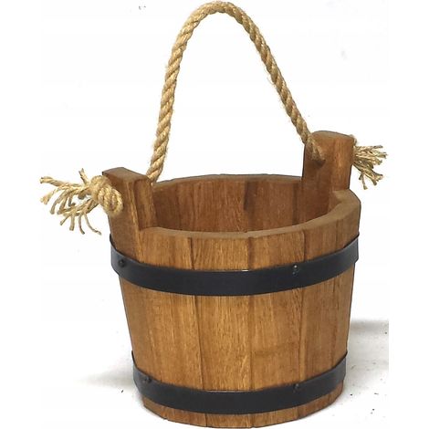 Maceta de roble de 25 x 25 cm, cubo K. OAK (1/5)
