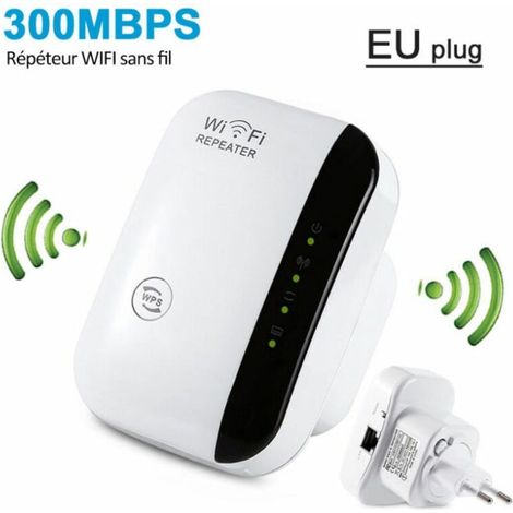 Amplificat de Signal Wifi 300M répét sans fil amplificat Wifi prolongat de portée Wifi pour bureau à domicile (1/5)