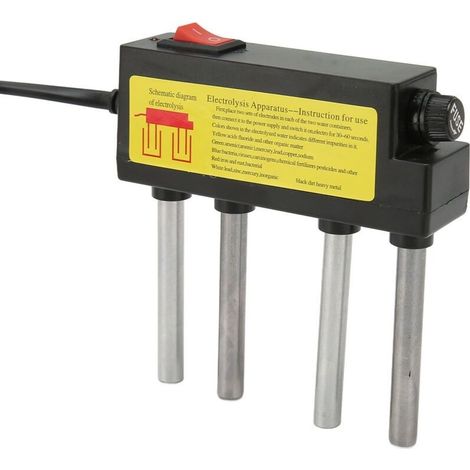 Électrolyseur d'eau, avec fusible anti-fuite, qualité Plug and Play, pour puits d'eau potable 100-240 V UE (1/5)