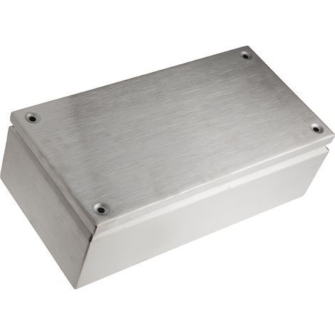 Boitier de raccordement en Acier inoxydable 400 x 200 x 120mm 0 voies, IP66 ( Prix pour 1 ) (1/2)
