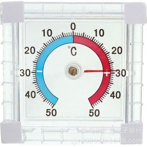 Thermomètre de fenêtre intérieur/extérieur auto-adhésif (1/4)