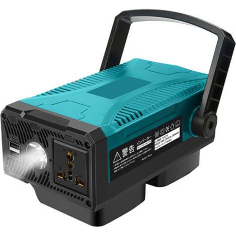Battery Inverter, Outdoor Portable Power Tools, Charging and Machine in One, DC 18V/21V to 110V, Modified Sine Wave (1/5)