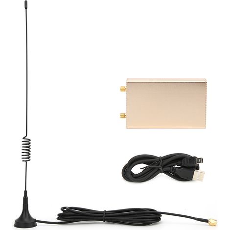 Récepteur radio logicielle (RTL-SDR) à bande large pleine de 100 kHz à 1,7 GHz pour l'aviation (ondes courtes). (1/5)