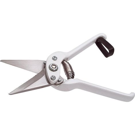 Forbici ukal 3338020034857 lame seghettate impugnatura comoda