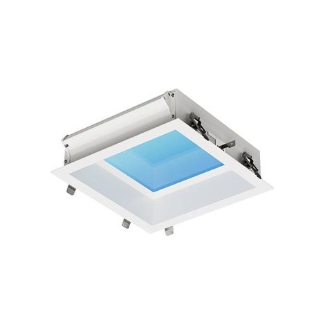 Mantra Downlight empotrable cielo azul LED BLUE SKY 30x30, 16W 4200K 1280Lm, simula claraboya, blanco (1/5)