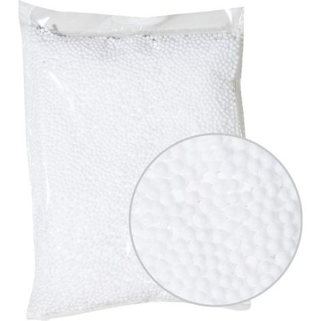 Bolas de poliestireno 10 g BLANCAS 4 mm  KSK-1225