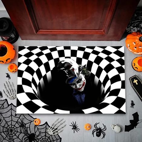 MegaHaustechnik Verwaltungs-GmbH - Tapis de porte d'entrée Halloween - 80 x 120 cm