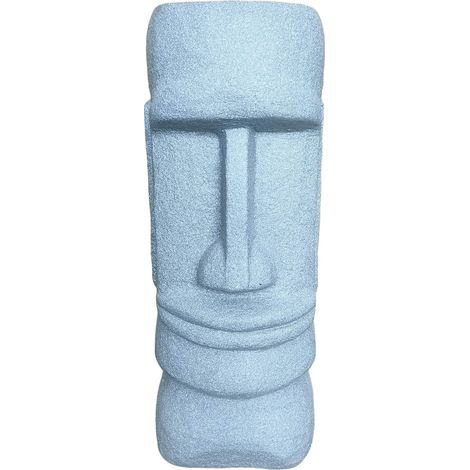 Statue de jardin Moai XXL - Résine durable, résistante aux intempéries