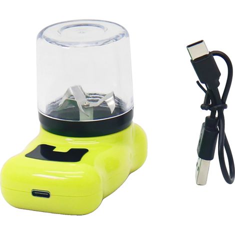 Macinino elettrico, macina spezie, display digitale, GIALLO (1/2)