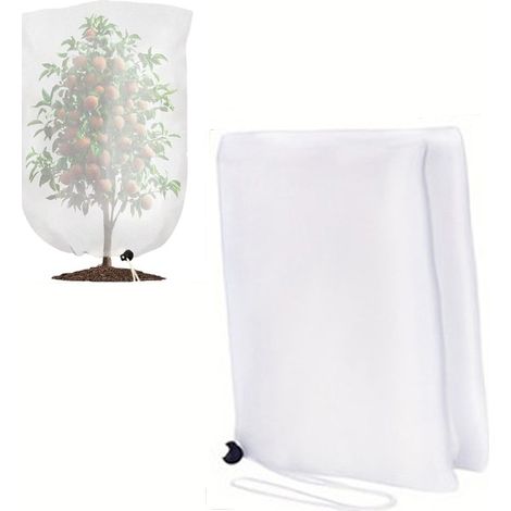 Obstbaum-Netzsack, wiederverwendbares Vogelschutznetz, Insektenschutz für Garten mit Zugband, Obstschutz 240 x 240 cm