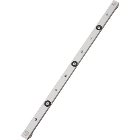 Gerillte Gehrungsführung, Aluminium-Tischsägenführung, T-Nut-Schiene, langlebig, Gehrungsführung und Gerätestange, Holzbearbeitungswerkzeuge 500 mm