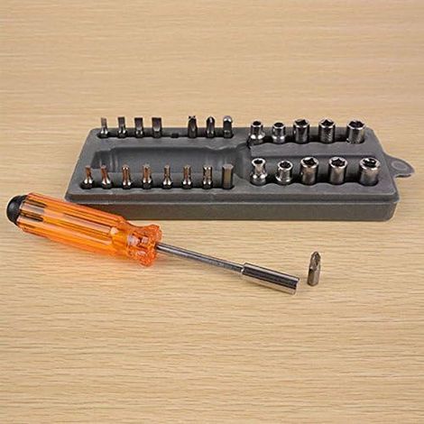 Cu3 New 28-piece Multi-bit Torx Screwdriver Repair Tool Kit (1/3)