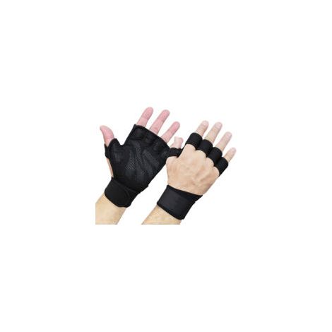 Gants de fitness taille M avec maintien du poignet, gants d’entraînement résistants et confortables (1/5)