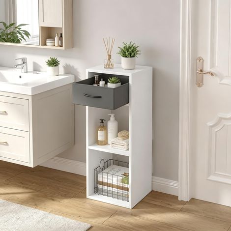 Moderne Würfel-Bücherregal mit Stofffächern, offenes Regal und multifunktionale Vitrine für Wohnzimmer, Schlafzimmer oder Büro