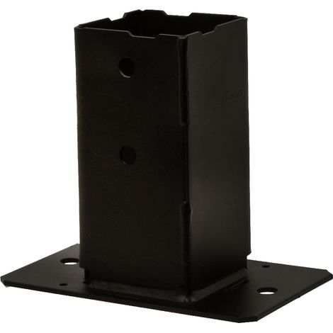 Piede di palo 90x90 Nero PPJBMPB 91x91 - spessore 2,5 mm (1/5)