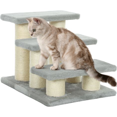 PawHut Cat Steps 3 Stairs Deluxe Pet Portable Easy Climb Assistance Lightweight (1/5)