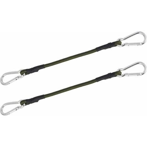 DEESSE SHOP - Lot de 2 cordons élastiques robustes de 30 cm pour le camping, les bagages, les voyages (1/5)