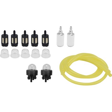 Kit de remplacement pour tuyau de filtre à carburant et poire d'amorçage compatible avec Zama/STIHL/Poulan/Craftsman/Husqvarna (1/5)