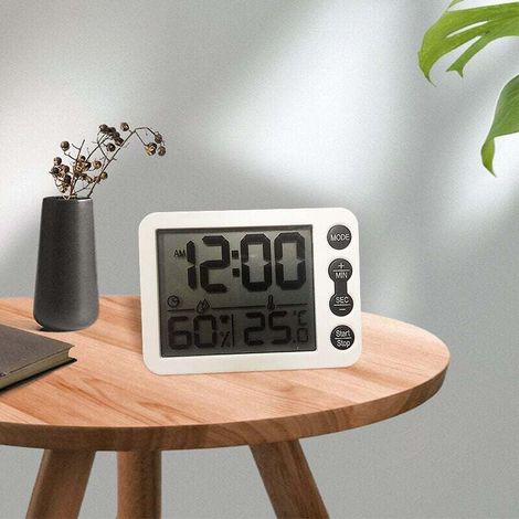 Calendrier Réveil Horloge Numérique Avec Date Jour et Heure (1/4)