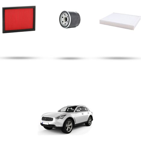 Kit tagliando 3 filtri compatibile con Infiniti FX 37 235kw dal 2008 (1/5)