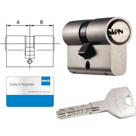 Cilindro Infilare Titan T200-3045 Dom 75-30-45, Modello di Alta Precisione e Affidabilit�