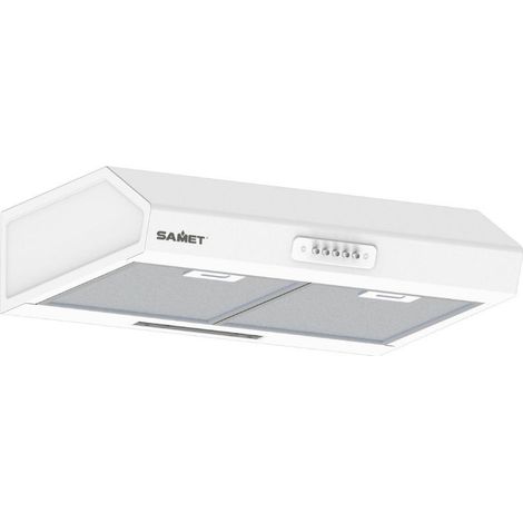 Campana extractora bajo encimera de 60 cm en blanco - Samet Tornado (1/5)