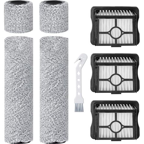 Accessori di ricambio per aspirapolvere Eureka RapidWash New630 / New630 Gen2: rullo spazzola e filtro HEPA, 2 rulli spazzola + 3 filtri HEPA + 1 spazzola per la pulizia. (1/5)